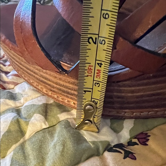 Coach Tan/Brown Leather Women's Sandals, 8.5 - Picture 7 of 11